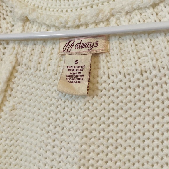 J.J. Always Women’s Small Short Sleeve Knit Long Casual Cardigan - Picture 4 of 8